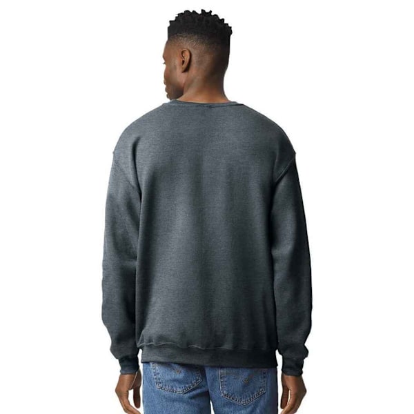 Gildan Herr Heavy Blend Sweatshirt 3XL Mörk Ljung Dark Heather 3XL