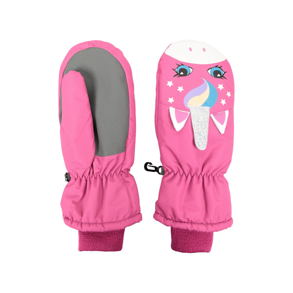 Mountain Warehouse Girls Critter Unicorn Ski Mittens 11-13 år Pink 11-13 Years