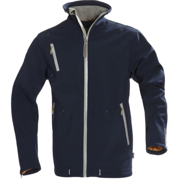 James Harvest Mens Snyder Soft Shell Jacket XL Marinblå Navy XL