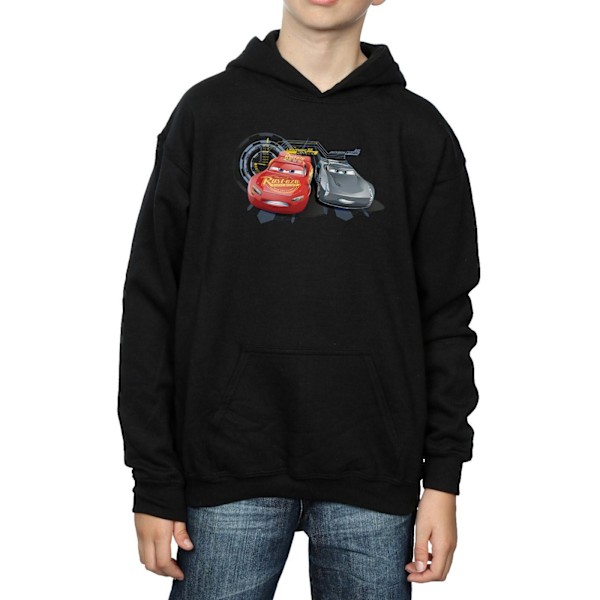 Disney Boys Cars Lightning Vs Storm Hoodie 9-11 år Svart Black 9-11 Years