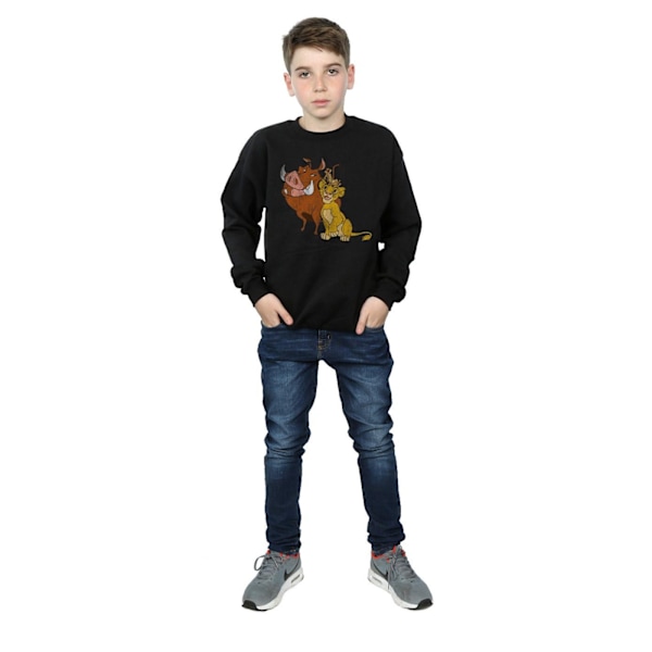 The Lion King Boys Classic Simba Timon & Pumba Sweatshirt 12-13 Black 12-13 Years