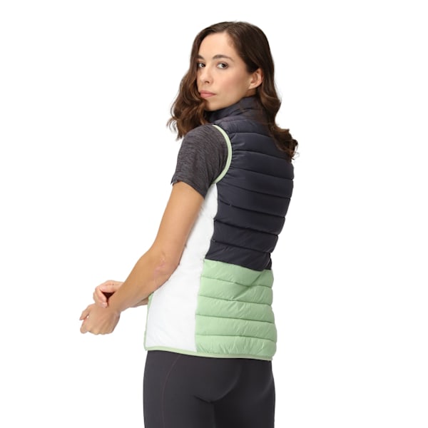 Regatta Dam/Kvinnor Harrock II Baffled Gilet 10 UK Quiet Gree Quiet Green/Seal Grey 10 UK