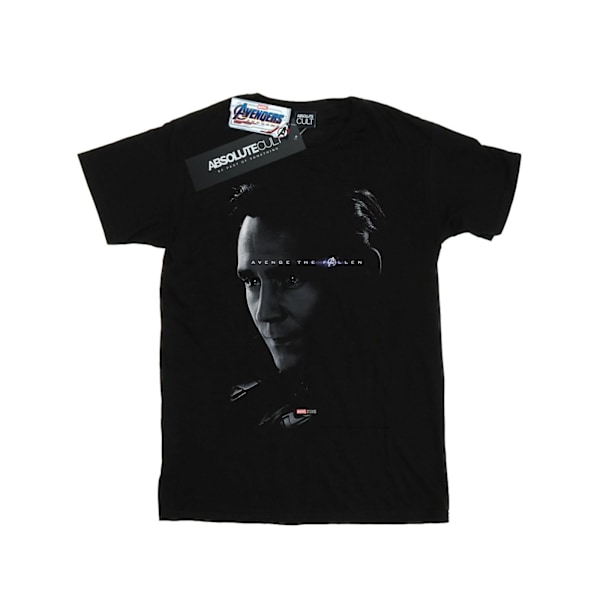 Marvel Pojkar Avengers Endgame Avenge The Fallen Loki T-Shirt 7-8 Black 7-8 Years