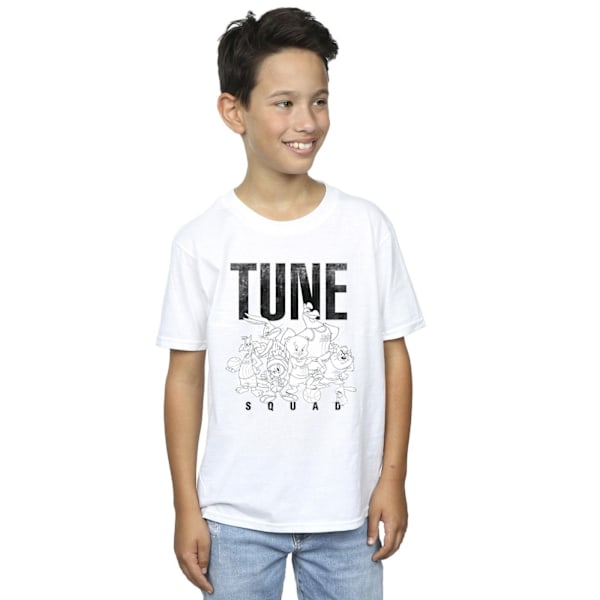 Space Jam: A New Legacy Boys Tune Squad Group T-Shirt 7-8 år White 7-8 Years