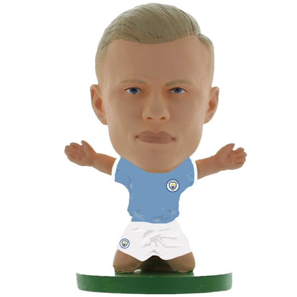 Manchester City FC Erling Haaland SoccerStarz Fotbollsfigur Blue/White One Size