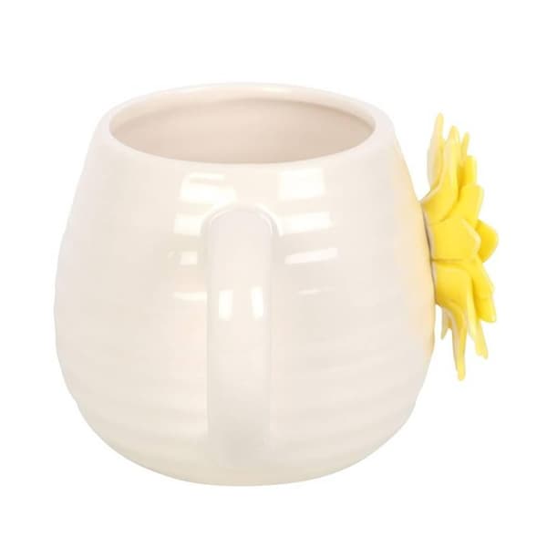 Something Different Hello Sunshine Sunflower 3D Rundad Mugg En Ceramic/Yellow One Size