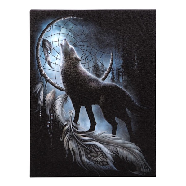 Spiral Direct From Darkness Canvas Plaque En Storlek Svart/Vit Black/White One Size