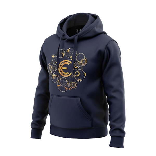 Marvel Eternals Film Emblem Hoodie 5XL Marinblå Navy Blue 5XL