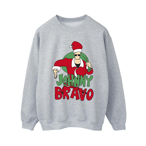 Johnny Bravo Dam/Damer Johnny Christmas Sweatshirt M Sports Sports Grey M