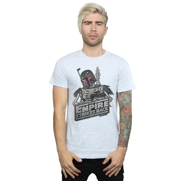 Star Wars Herr Boba Fett Skelett T-shirt M Sports Grey Sports Grey M