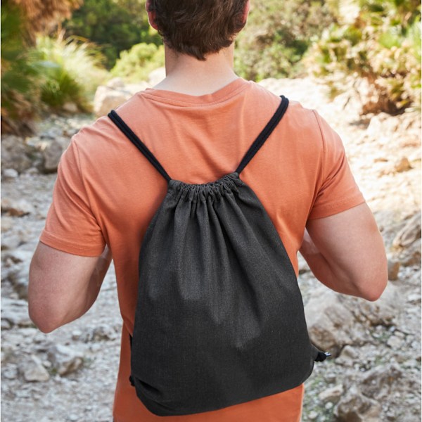 Westford Mill Revive Återvunnen dragsko väska One Size Svart Black One Size