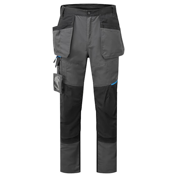 Portwest Herr WX3 Hölsterfickor Slim Arbetsbyxor 38R Metall G Metal Grey 38R