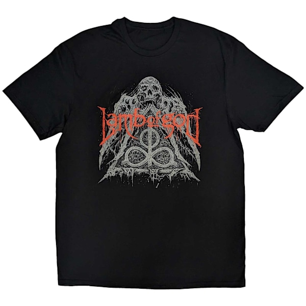 Lamb Of God Unisex Vuxen Skalle Pyramid T-Shirt M Svart Black M