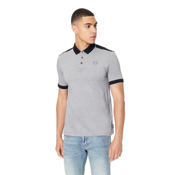 Armani Exchange Herr Regular Kortärmad Pikétröja S Svart Black S