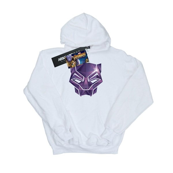 Marvel Herr Avengers Infinity War Black Panther Geometrisk Hoodie White M