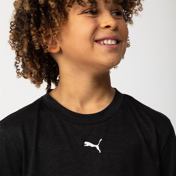 Puma Träningströja för barn Train All Day 7-8 år Svart Black 7-8 Years