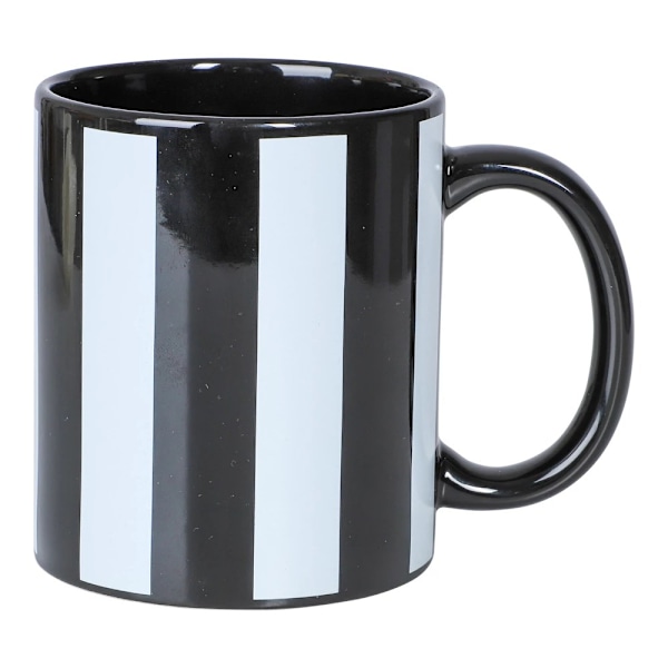 Newcastle United FC Stripe Keramikmugg En Storlek Svart/Vit/Guld Black/White/Gold One Size