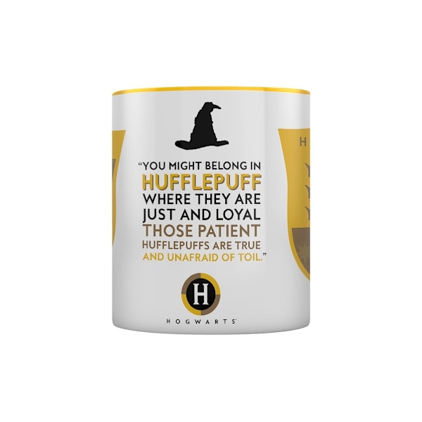 Harry Potter Hufflepuff House Pride Inner Two Tone Mug One Size Yellow/White/Black One Size