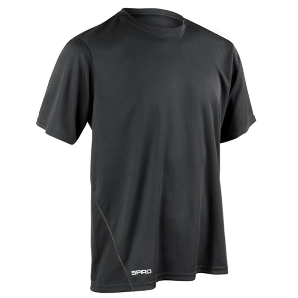 Spiro Unisex Vuxen Performance Snabbtorkande T-shirt L Svart Black L