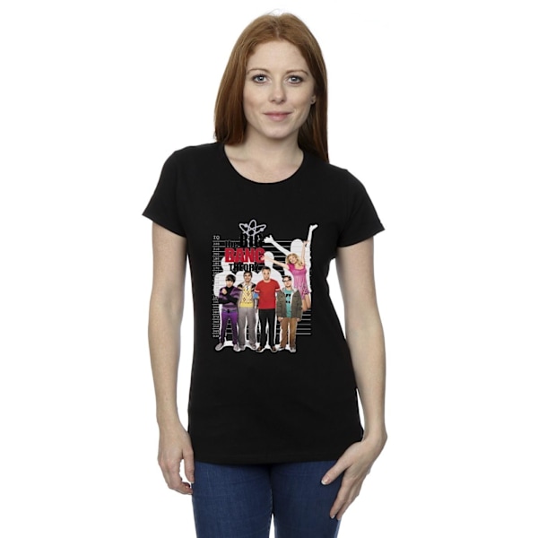 The Big Bang Theory Dam/Kvinnor IQ Group Bomull T-shirt S Svart Black S