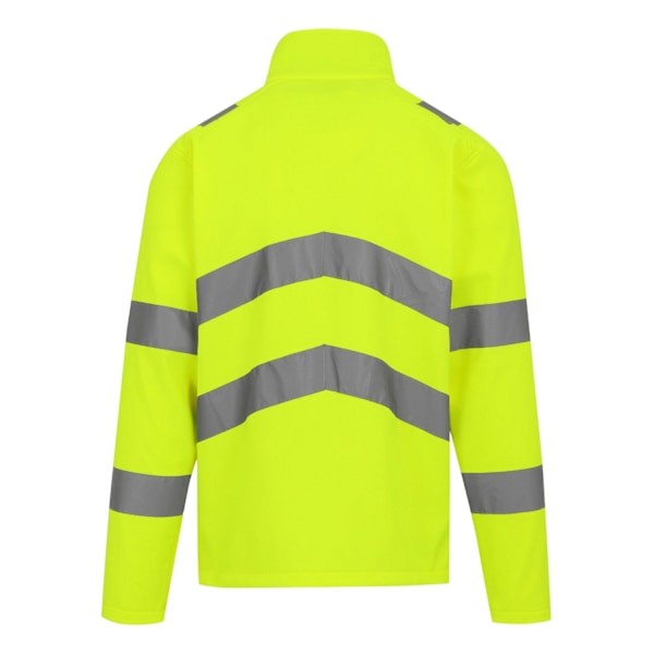 Regatta Professional Herr Pro Contract Ablaze Hi-Vis 2-lagers Soft Shell Yellow L