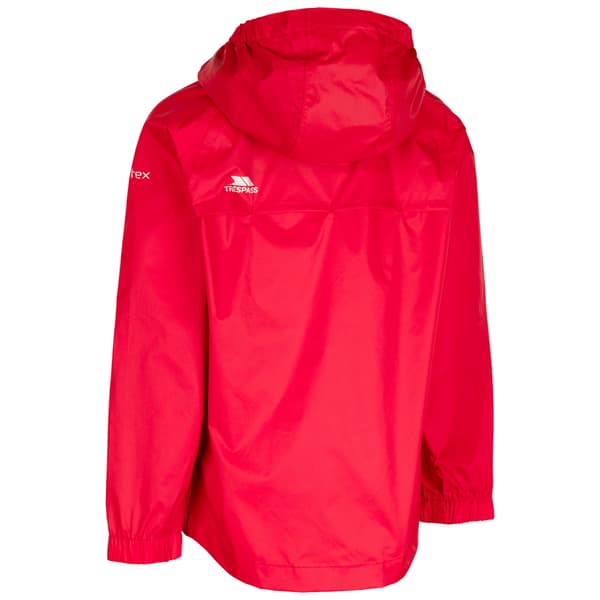 Trespass Barn/Barn Qikpac Packaway Jacka 3-4 År Röd Red 3-4 Years