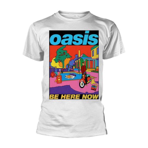 Oasis Unisex Vuxen Be Here Now T-shirt S Vit White S