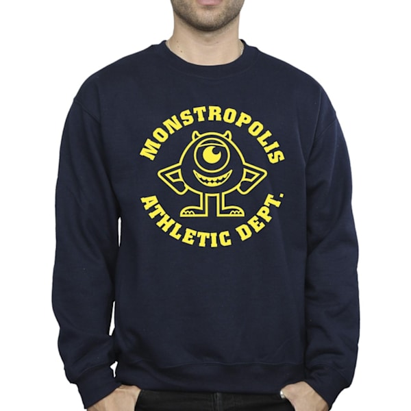 Disney Herr Monsters University Monstropolis Sweatshirt M Marinblå Navy Blue M