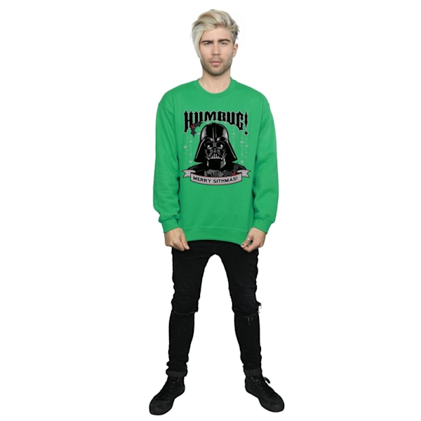 Star Wars Darth Vader Humbug Sweatshirt S Irish Green för män Irish Green S