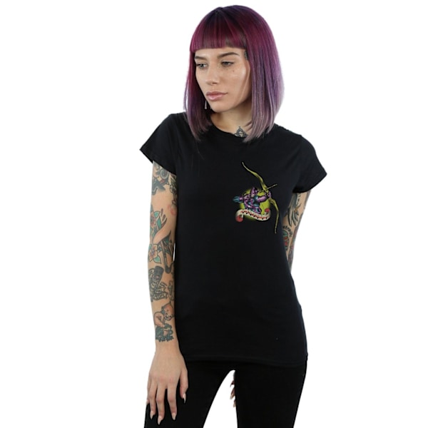 Marvel Womens/Ladies Hawkeye Tattoo Brösttryck Bomull T-shirt Black M