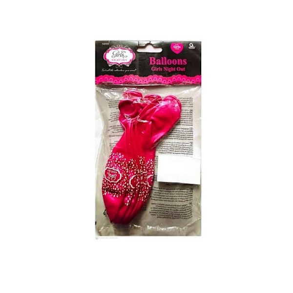 Amscan Latex Hen Party Ballonger (6-pack) One Size Rosa/Guld Pink/Gold One Size