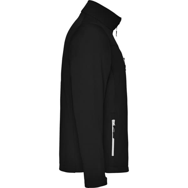 Roly Herr Antartida Soft Shell Jacka XL Solid Black Solid Black XL