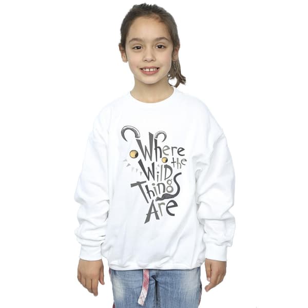 Where The Wild Things Are Flicktröja 9-11 År Vit White 9-11 Years