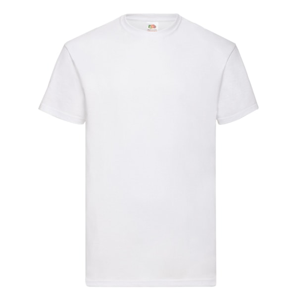 Fruit of the Loom Unisex Värde T-shirt 4XL Vit White 4XL