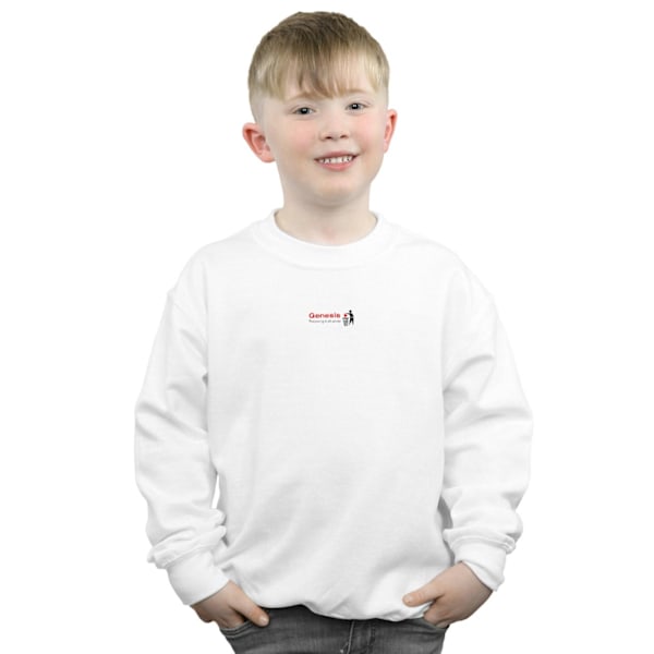 Genesis Boys Throwing It All Away Sweatshirt 7-8 år Vit White 7-8 Years