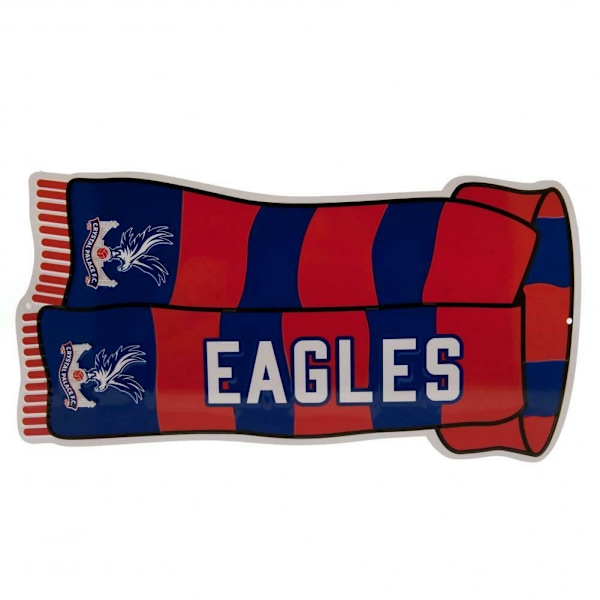 Crystal Palace FC Show Your Colours Dörrskylt One Size Röd/Roya Red/Royal Blue/White One Size