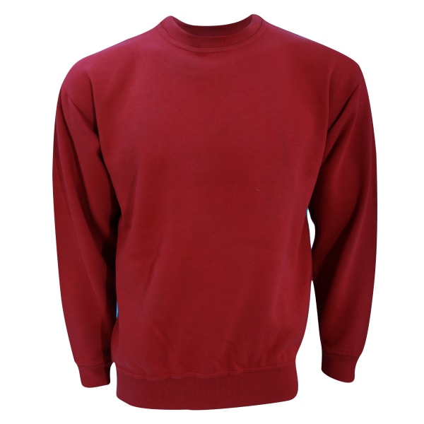 UCC 50/50 Unisex Plain Set In Sweatshirt Topp S Burgundy Burgundy S