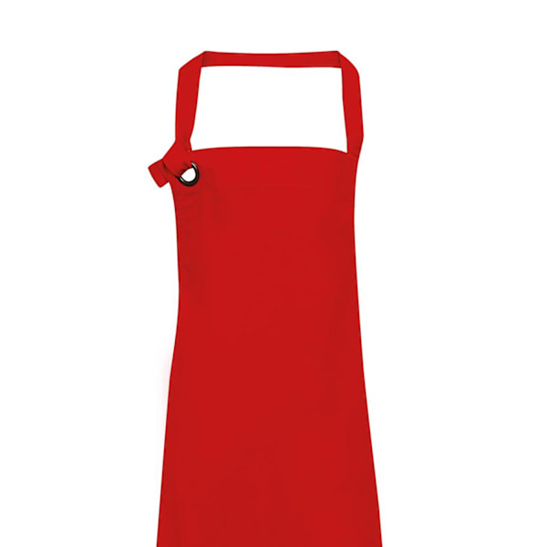 Premier Unisex Calibre Heavy Cotton Canvas Haklappsförkläde One Size R Red One Size