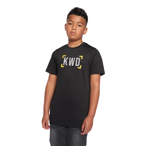 Kings Will Dream Boys Karson T-shirt 9-10 år Svart/Gul Black/Yellow 9-10 Years