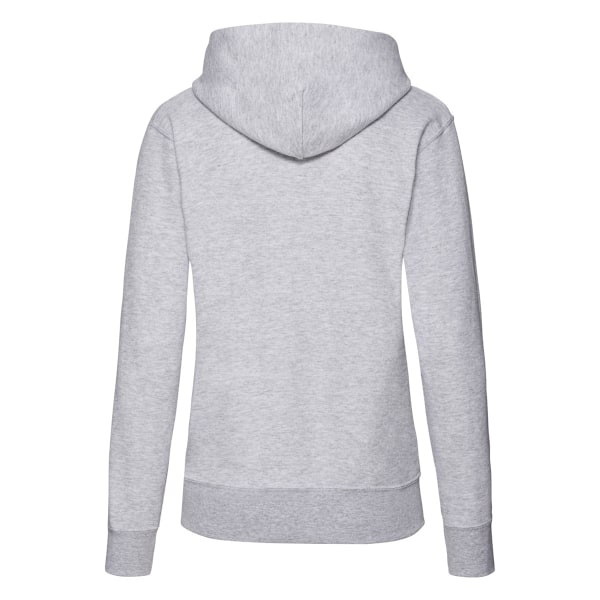 Fruit of the Loom Dam/Damer Heather Classic Hoodie 14 UK Heather Grey Heather Grey 14 UK