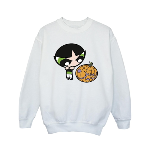 Powerpuff Girls Buttercup Pumpa Sweatshirt 3-4 år White 3-4 Years