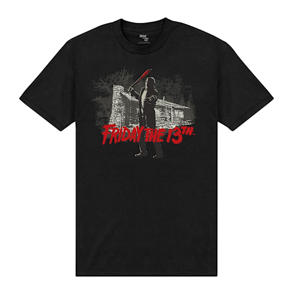 Fredagen den 13:e Unisex Vuxen Jason Voorhees T-shirt M Svart Black M