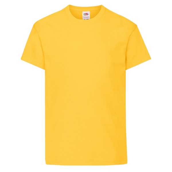 Fruit of the Loom Barn/Barn Original T-shirt 7-8 år Solros Sunflower 7-8 Years