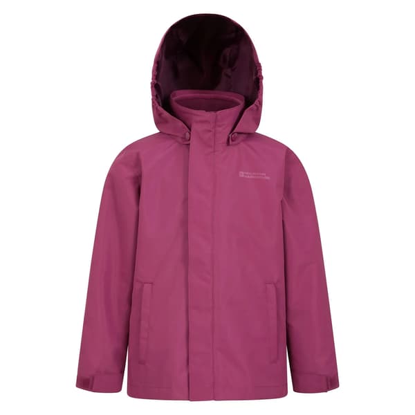 Mountain Warehouse Barnjacka 3 i 1 för barn 7-8 år Pink 7-8 Years