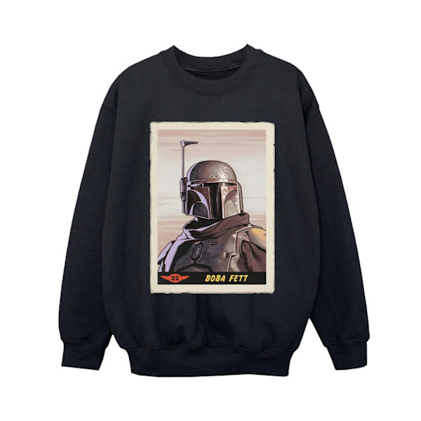 Star Wars The Mandalorian Boba Fett Sweatshirt för pojkar 3-4 år B Black 3-4 Years
