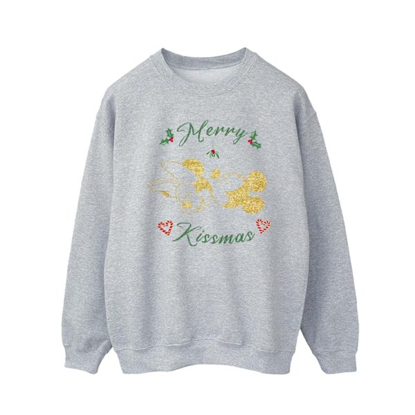 Disney Herr Mickey Mouse Merry Kissmas Sweatshirt M Sports Grey Sports Grey M