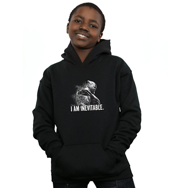 Marvel Pojkar Avengers Endgame I Am Inevitable Hoodie 7-8 År B Black 7-8 Years