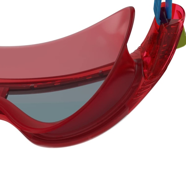 Speedo Rift Smoke Biofuse Simglasögon för barn/ungdomar, One S Lava Red/Japan Blue/Green One Size