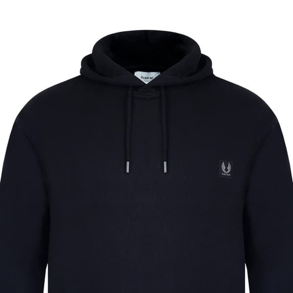 Firetrap Herr Huvtröja med Dragsko S Svart Black S