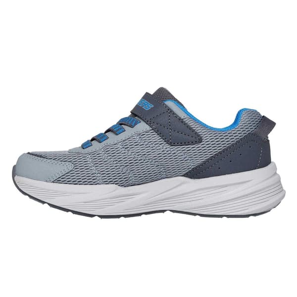 Skechers Pojkar Microspec Tread Träningsskor 2 UK Grå/Blå Grey/Blue 2 UK